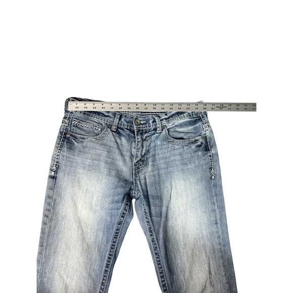 BKE Carter Men's Jeans 32XL Tall (32x36) Straight Light Wash Denim Stretch - Picture 3 of 11